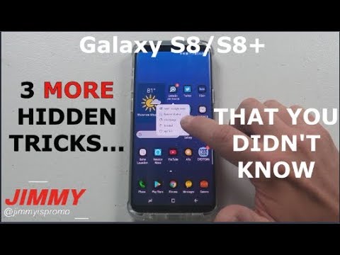 3 MORE Hidden Tricks | Galaxy S8/S8+ YOU DIDN'T KNOW