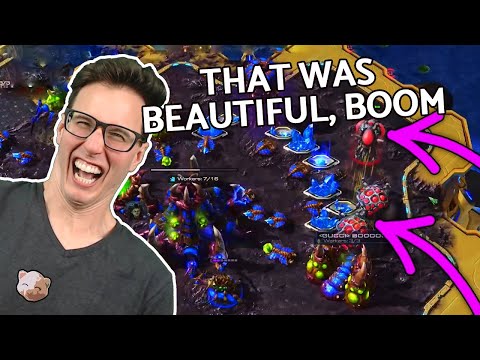 StarCraft 2 - EPIC Swarmhost Drops AND Burrowed Infestor Harass! | Kaboom Baby #11