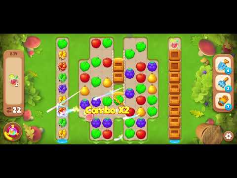 Gardenscapes Level 834