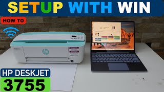 HP DeskJet 3755 Setup To Computer or Laptop, Complete WiFi Setup, Connect To Home Network.