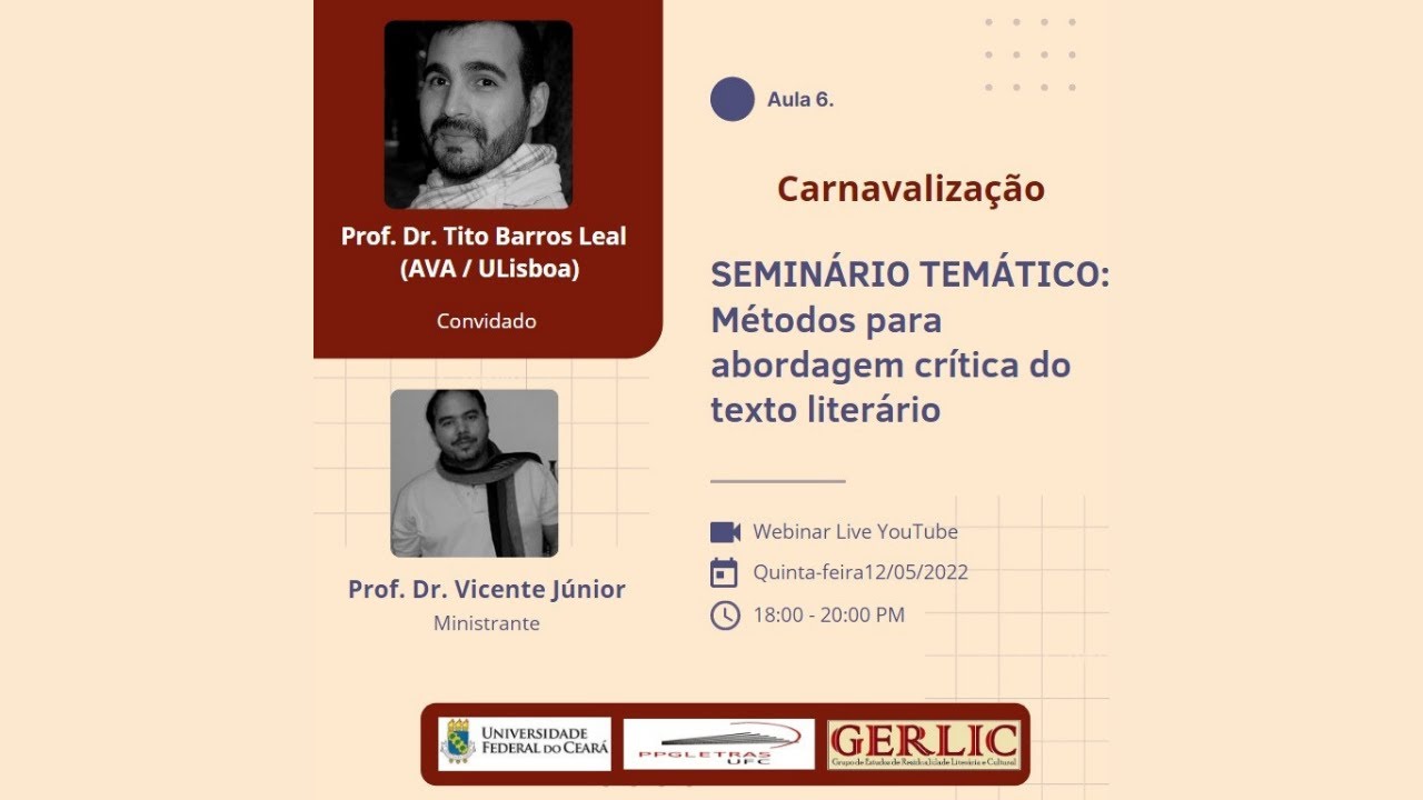 Aula 6 | Carnavalização