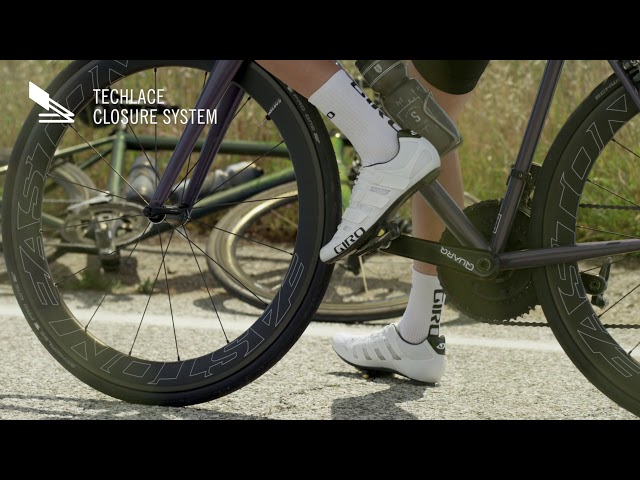 Видео Велотуфли Giro Prolight Techlace красные