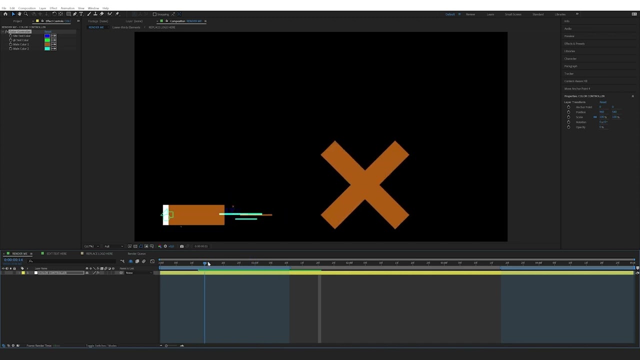 How to edit the Urban Glitchy Social Media Lower Third