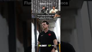 VASCO DEMITE FERNANDO DINIZ APÓS DERROTA PARA O FLUMINENSE NO CAMPEONATO CARIOCA