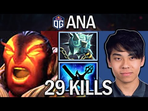 OG.ANA EMBER SPIRIT WITH EPIC 29 KILLS & GLEIPNIR - DOTA 2 PRO GAMEPLAY