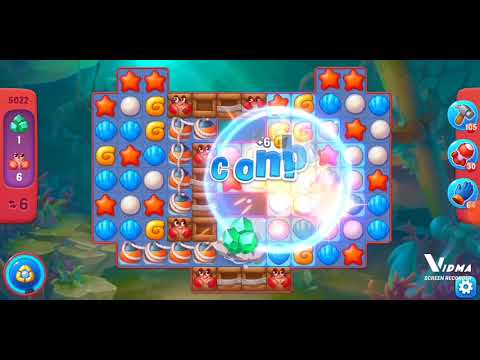 Fishdom. 5022 hard level no boosters and diamonds