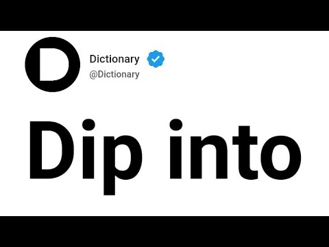 Dip into Meaning In English