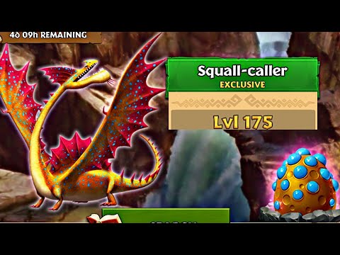 SQUALL-CALLER Max Level 175 Titan Mode - Dragons: Rise of Berk