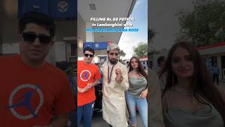 Download lagu MO Vlogs and Lana Rose in India🇮🇳 Filling Rs.50 Petrol in Lamborghini⛽ #movlogs #lanarose #shorts mp3