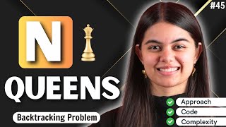 N-Queens Problem | using Backtracking | Leetcode Hard