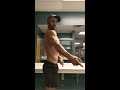 Making gains everyday - posing bodybuilding men's physique flexing
