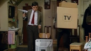 Mr Bean's New TV Trouble... | Mr Bean Live Action | Funny Clips | Mr Bean