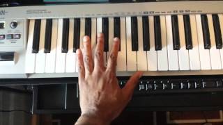 Easy keyboard trick for playing soulful chords