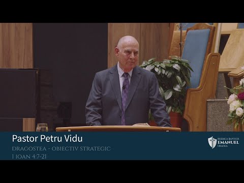 25.01.26 PM | P. Vidu „Dragostea - Obiectiv strategic” - 1 Ioan 4:7-21