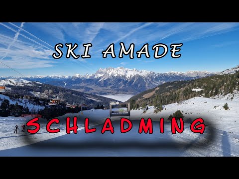 Schladming Ski Amade - Hauser Kaibling - amazing day with view on Dachstein / ALPS Austria.