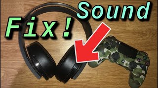 PS4 How to FIX Headset Sound Buzzing, Cutting or Crackling!