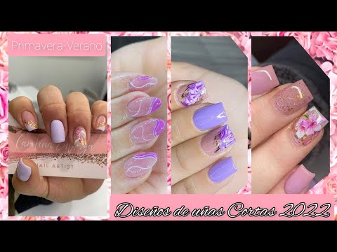 DISEÑOS DE UÑAS CORTAS 2022 PRIMAVERA #SHORTSNAILS #uñasdecoradas #diseñosdeuñas #tendenciaenuñas