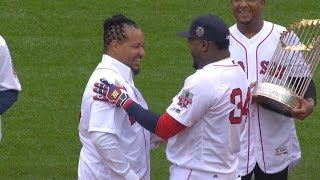 Big Papi, Manny share special handshake Big Papi, Manny share special handshake
