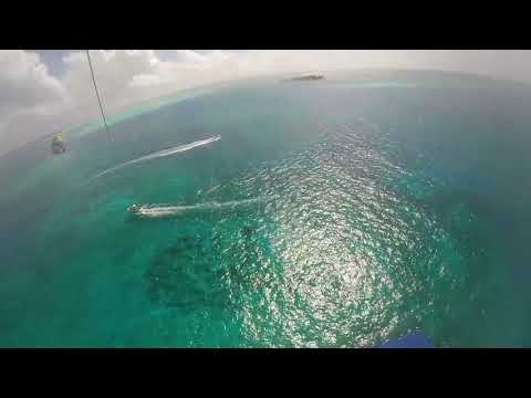 Parasail em San Andrés - Colômbia