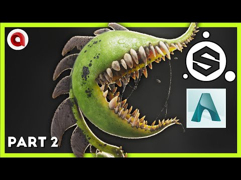 Stylized Shading and Lighting Planteater - Part 2