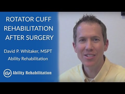 Rotator Cuff Rehabilitation After Surgery | Ability Rehabilitation