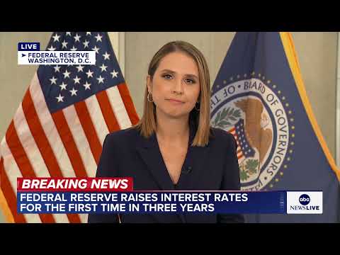 Federal Reserve raises interest rates for the first time since 2023