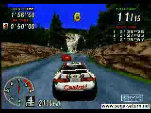 SEGA Rally Gameplay