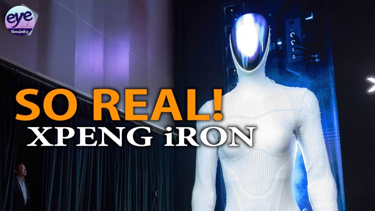 Chinese tech firm XPeng unveils latest humanoid robot - YouTube