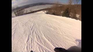 preview picture of video 'Chestnut Mountain Ski Resort Jan 26 2013 BLUES with Views!'