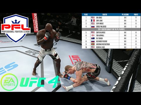 What if the UFC Had a PFL Structured Season for the Heavyweights? - UFC 4 Simulation