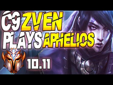 C9 Zven plays Aphelios feat C9 Vulcan Thresh Bottom Lane- 10.11