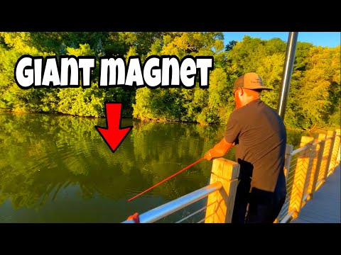 Giant Magnet Snagged Something 10ft Deep in the River… Then It Started Moving!! (Magnet Fishing)