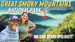 Great Smoky Mountain National Park (WE SAW BEARS!!!) + Gatlinburg