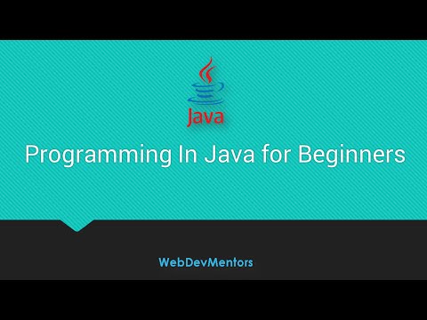Java Tutorials Java Programming for Beginners