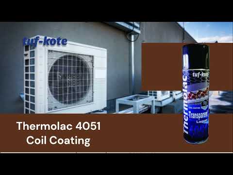 tuf-kote 4051 THERMOLAC Clear Transparent AC Coil Protector Coating - Aerosol Spray 500ml