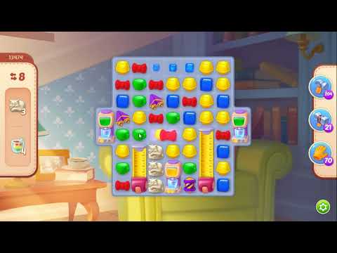 Homescapes Level 13474 - NO BOOSTERS 🏠 | SKILLGAMING ✔️