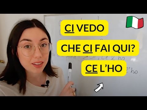 How to use "CI potenziativo" in Italian: I'VE GOT IT, I SEE IT, WHAT ARE YOU DOING HERE (Subtitles)