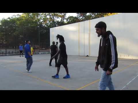 Hoover Park - Boots & JC vs Jeff & Isaac G - Doubles Game Filmed By Handball Social - 10.21.2025