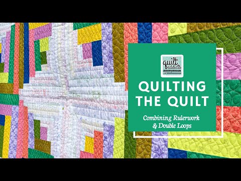 Combining Rulerwork and Double Loops for Amazing Quilting Texture – (Re)Quilting Undulation!