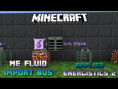 ME Fluid Import Bus 📀 Minecraft Applied Energistics Tutorial 1.16.5 📀 English 📀 #Minecraft