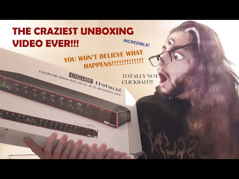 Unboxing the Focusrite 18i20 3rd Gen! (Initial Reactions and Setup)