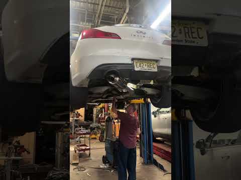 G37s Vibrant resonator, non resonated y pipe 3” all the way to a turndown muffler