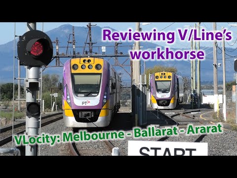 Reviewing the V/Line VLocity | Melbourne to Ararat by train