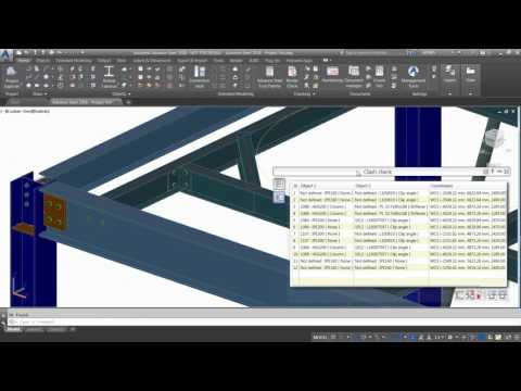 Getting Started with Advance Steel: Part 10 - Running the clash check