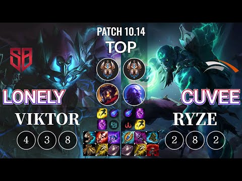 SB Lonely Viktor vs HLE CuVee Ryze Top - KR Patch 10.14