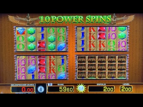 Lucky Pharaoh BIG WIN insgesamt 38 Power Spins auf MAX BET Merkur M-Box Spielautomat