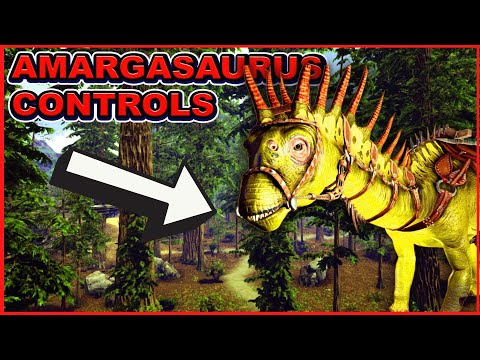 Learn ALL Ark Amargasaurus Controls for PS and XBOX!