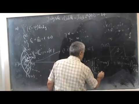 Lectia IDD 17 -  Integrale duble-Domeniu este interiorul unei elipse