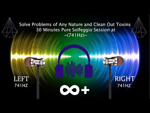 Solve Problem Of Any Nature And Clean Out Toxins- 30 Minutes Pure Solfeggio Session at *( 741)*