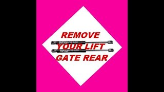 NISSAN QUEST LIFT GATE REAR REPLACING